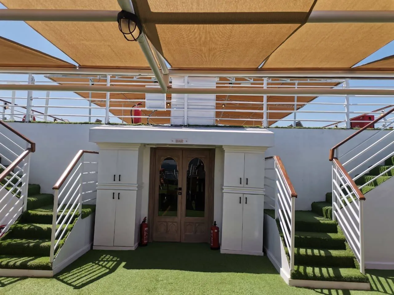 Sun deck of the SUNRISE Nile Saray Nile Cruise Nile cruise